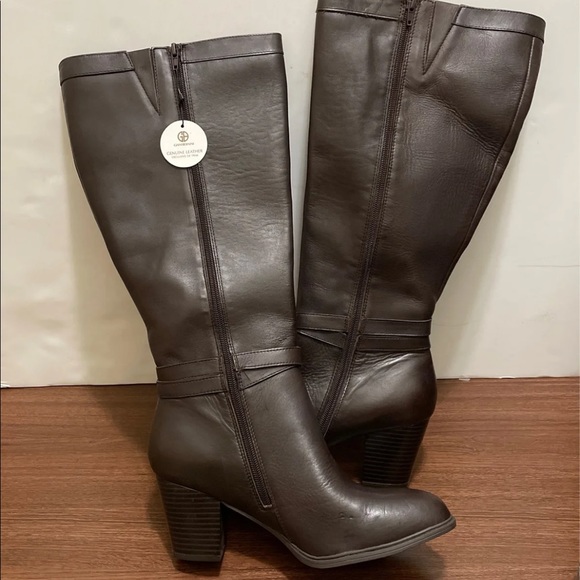 New Giani Bernini Womens Rozario Almond Toe Mid-Calf Fashion Boots - Picture 3 of 9